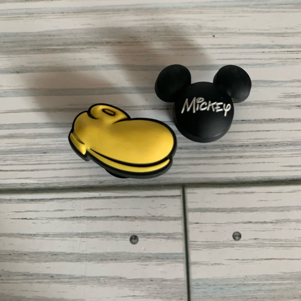 Mickey Mouse Kids Shoe Charms - Yellow and Black